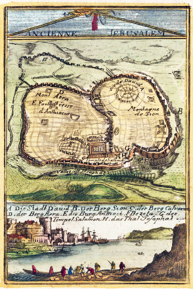 Jerusalem 1719 Mallet